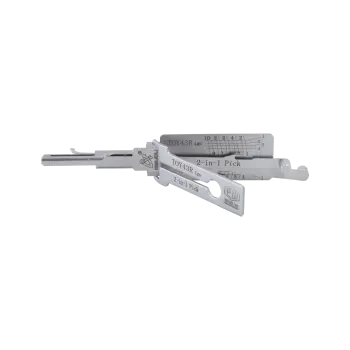 TOY43R点火专用丰田/斯巴鲁汽车锁锁匠宝二合一工具-平铣两轨迹 适用长城绚丽/哈佛H6/M4/红岩