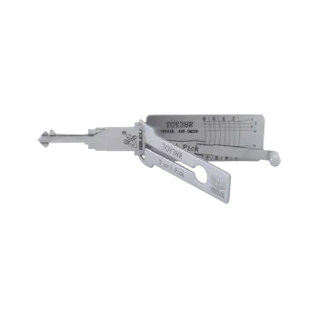 TOY38R汽车锁锁匠宝二合一工具-平铣两轨迹 适用哈飞/夏利/众泰/大宇