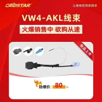 轩宇车鼎-VW4-AKL线束  大众四代仪表防盗数据读取 免拆芯片免焊接免写服务