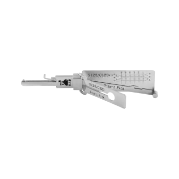 李志勤-S123/C123  Schlage西勒奇民用锁读齿开启工具-平铣 李氏二合一 【美国】