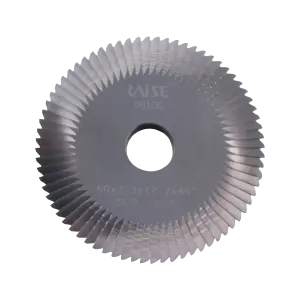 【屠龙刀】钨钢双面角度刀-0010CC.C 钥匙机面铣刀 φ60x7.3xφ12.7x90Tx40° 适用233,100,283,217,JZ-300,283-D,232等