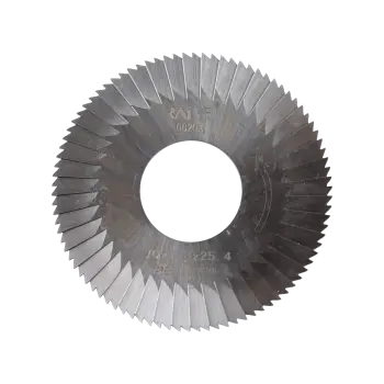 高速钢三面刃薄锯片-0020A φ70x1.3xφ25.4x90T钥匙机文兴100C,100D,100E,100E1,100F,100F1专用铣刀