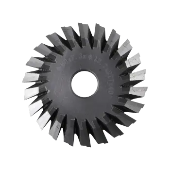 镶钨钢双面角度刀（0010I.C.C） φ60x7.3xφ12.7x22Tx40°卧式钥匙机面铣刀 适用于文兴233,100,283,217,JZ-300,,232