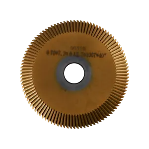 高速钢双面角度钛刀-0011B 涂钛面铣刀 φ70x7.3xφ12.7 适用文兴201C,201D,100E1,100F